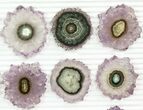 Lot: / to / Amethyst Stalactite Slices ( Pieces) #76637-1